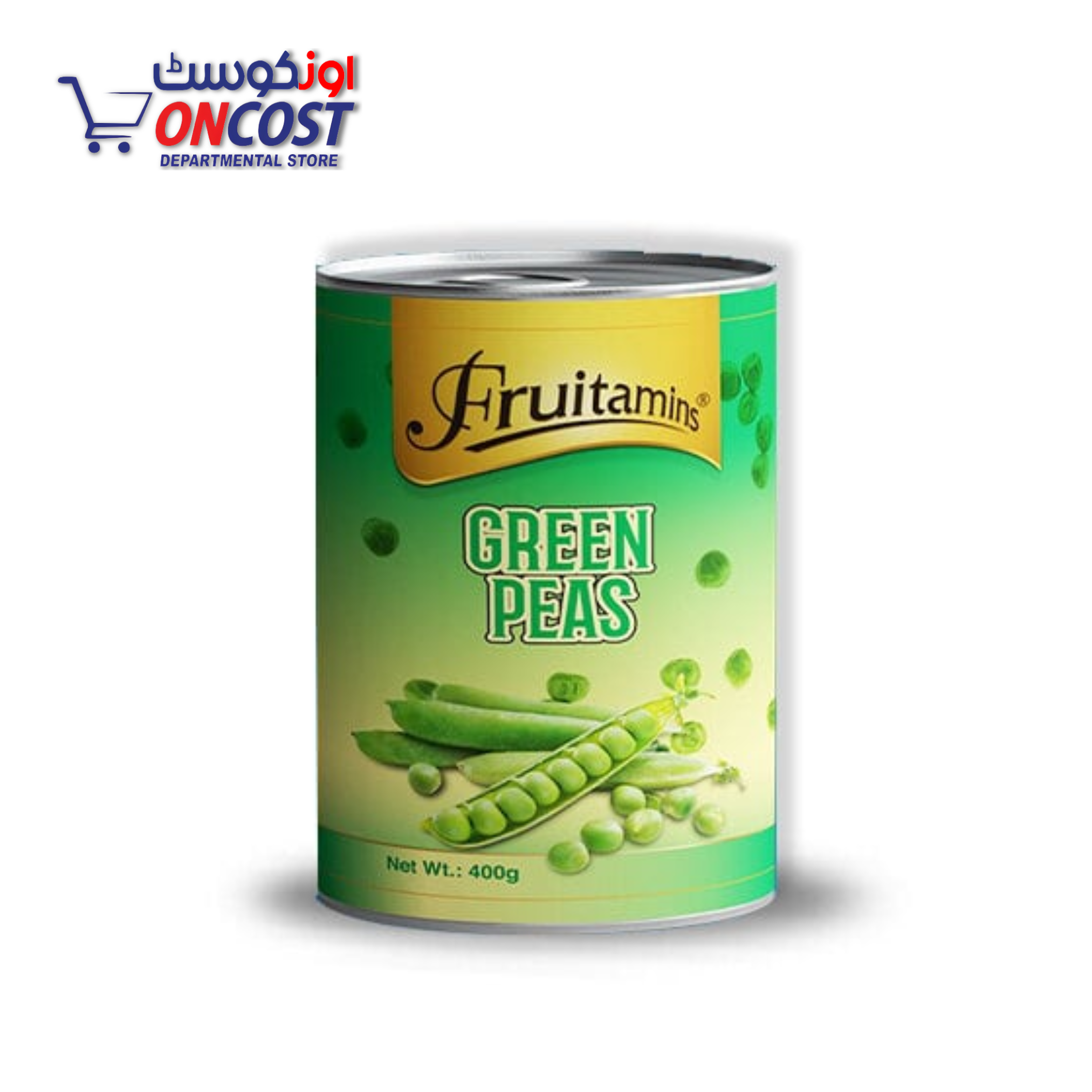 FRUITAMINS GREEN PEAS TIN 400GM