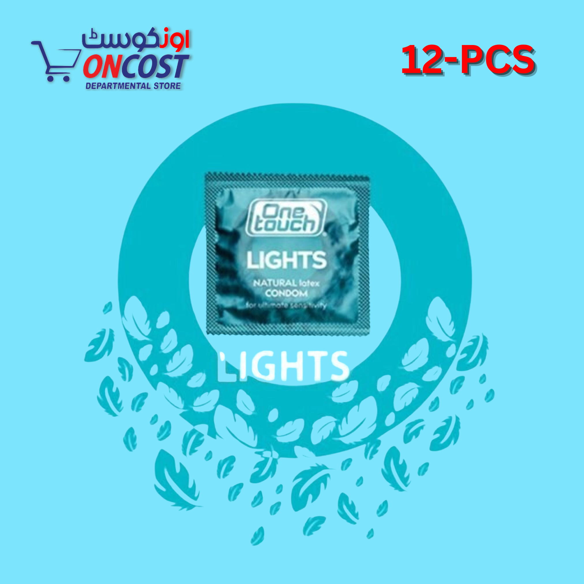 ONE TOUCH LIGHTS CONDOM 12PCS