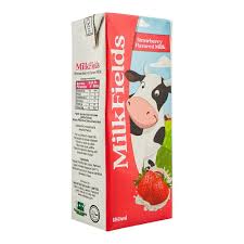 MILKFIELDS STRAWBERRY FLAVOURED MILK 180ML