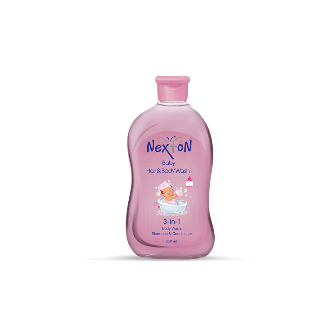 NEXTON BABY HAIR & BODY WASH 250ML