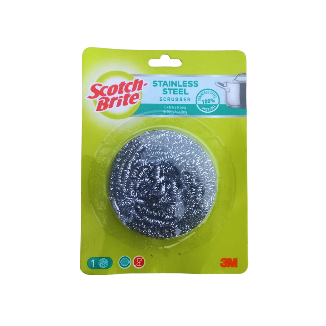 SCOTCH BRITE STAINLESS STEEL SCRUBBER 1PC