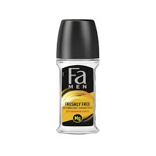 FA MEN FRESHLY FREE LIME & GINGER SCENT DEODORANT ROLL ON 50ML