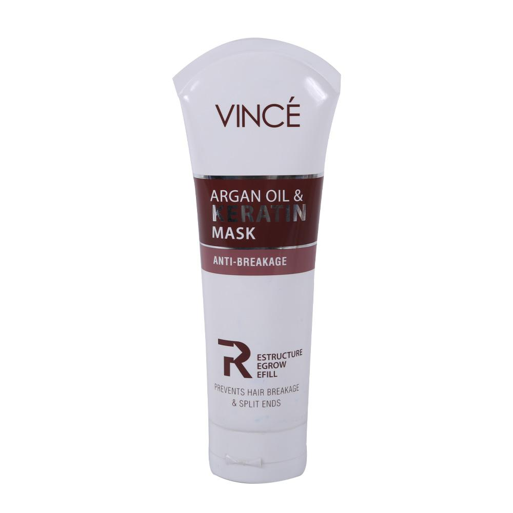 VINCE ARGAN OIL & KERATIN HAIR MASK ANTI-BRAKAGE 200ML