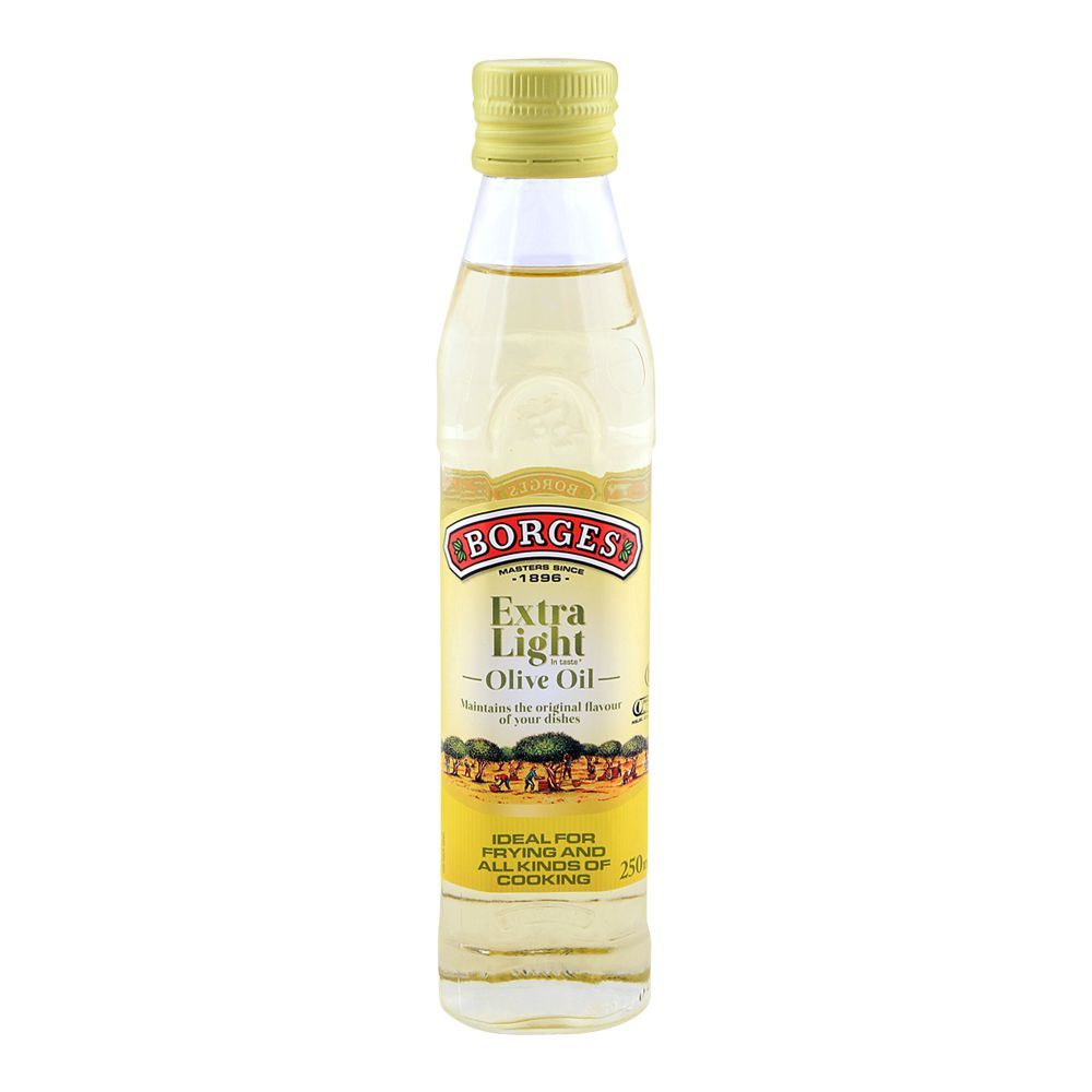 BORGES EXTRA LIGHT OLIVE OIL BOTTLE 250ML