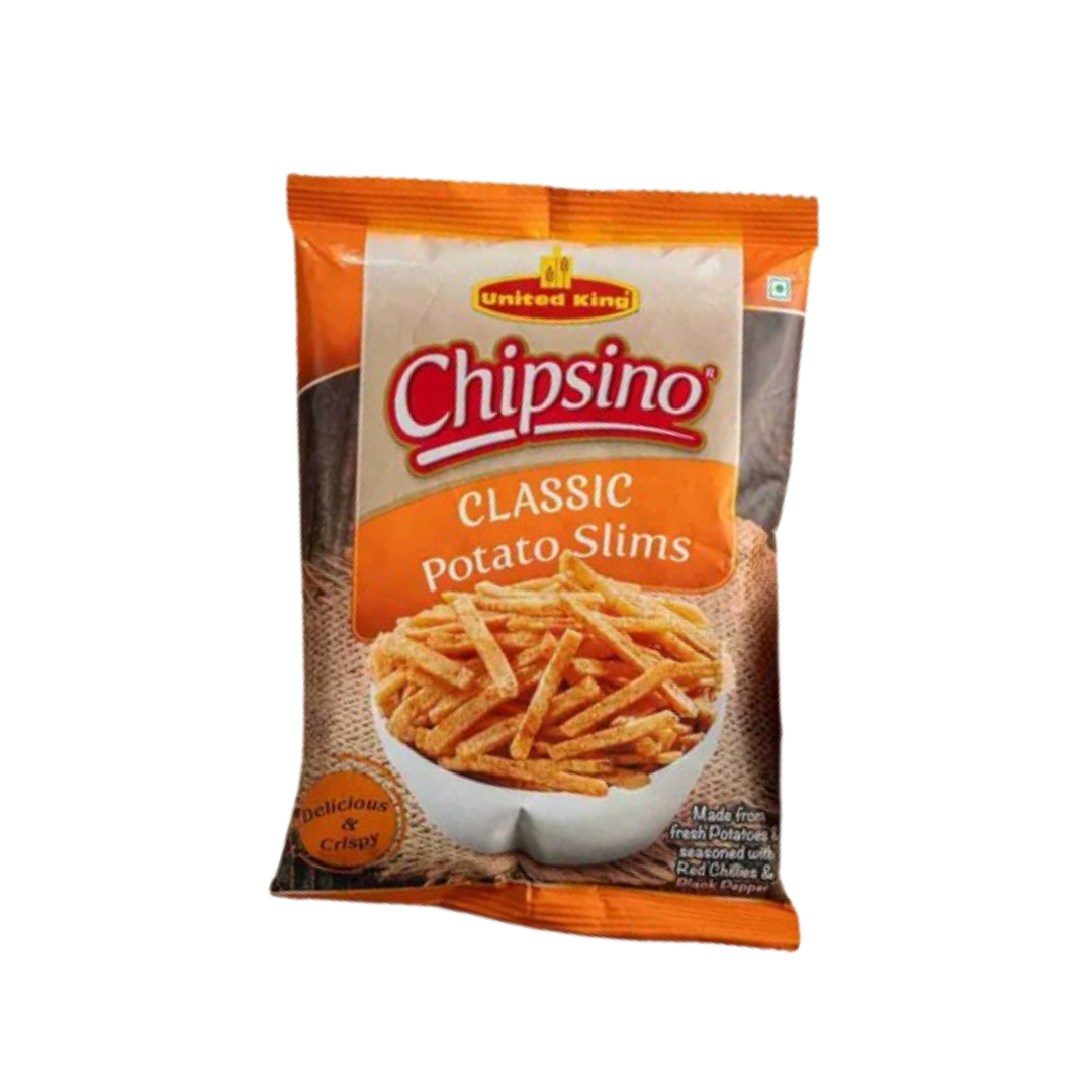 UNITED KING CHIPSINO CLASSIC POTATO SLIMS 50GM