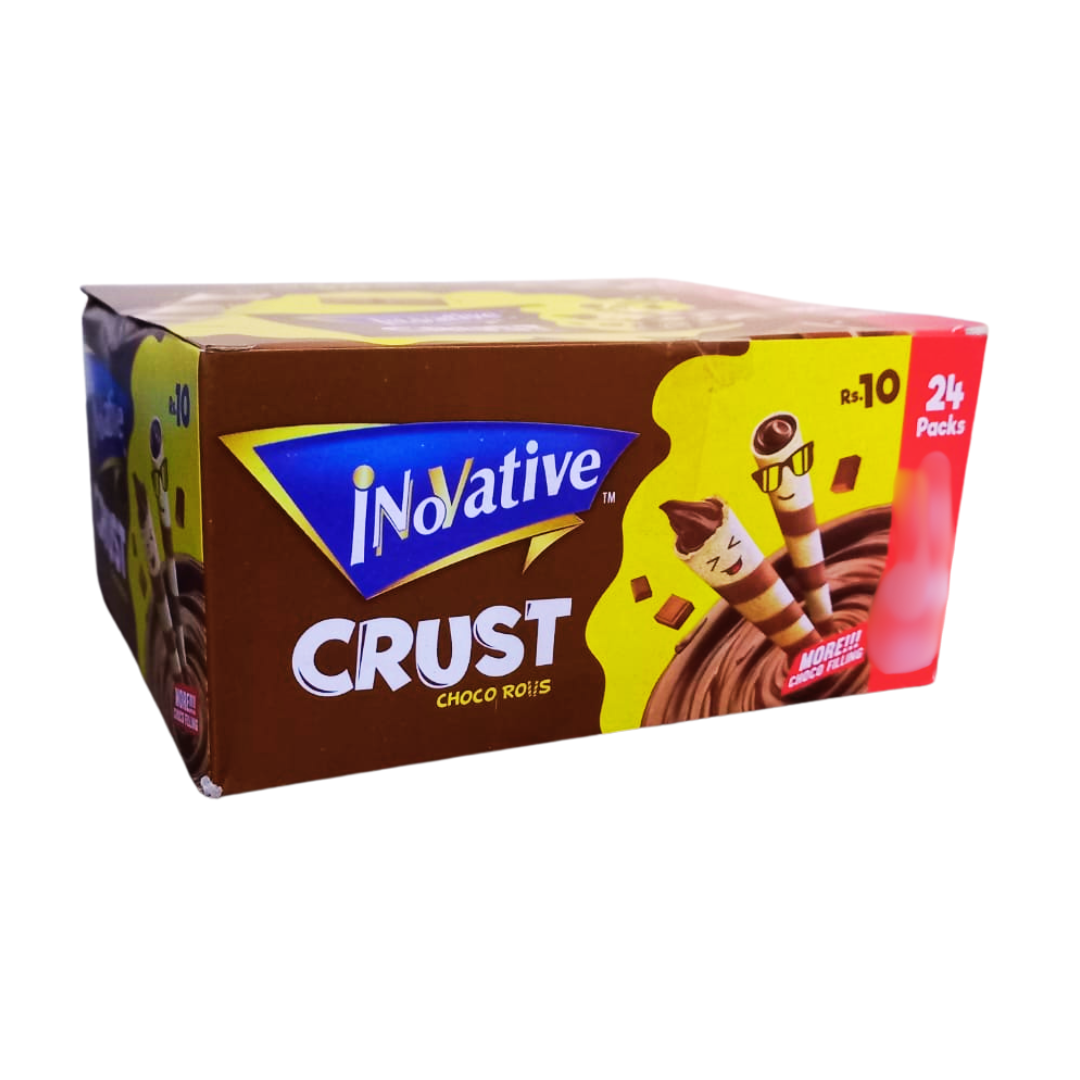 INNOVATIVE CRUST CHOCO ROLLS 8.5GM 24PCS BOX