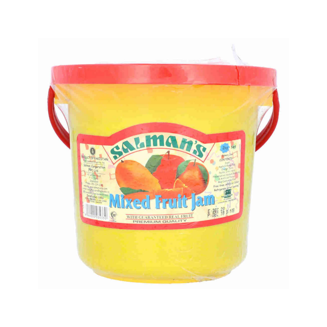 SALMANS MIXED FRUIT JAM BUCKET 2KG