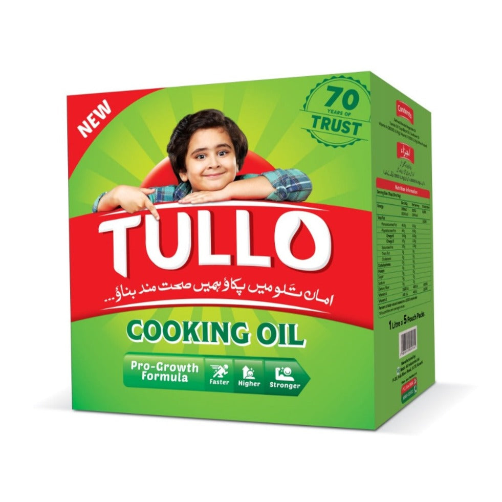 TULLO COOKING OIL 1LTR POUCH CARTON