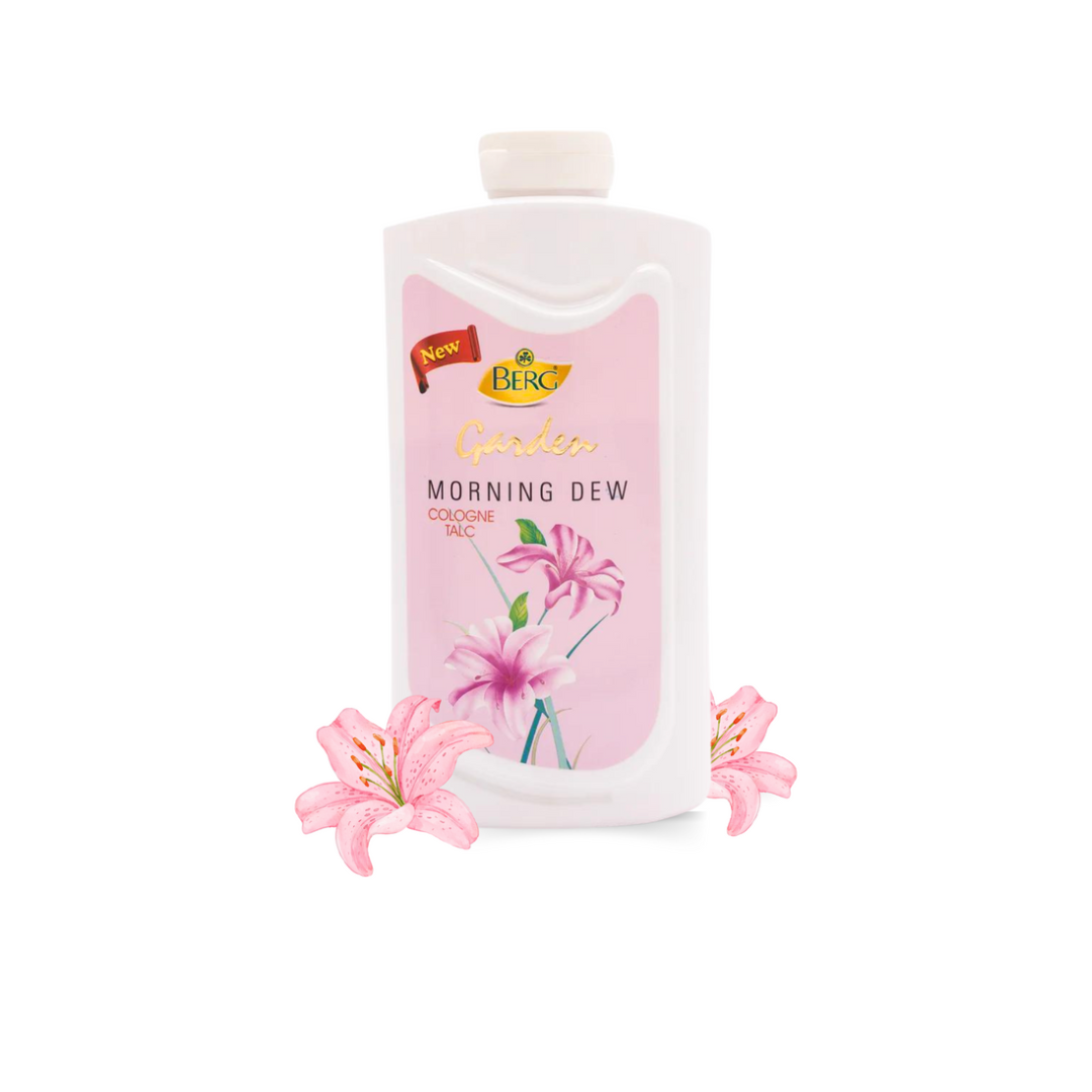 BERG GARDEN MORNING DEW COLOGNE TALC 100GM