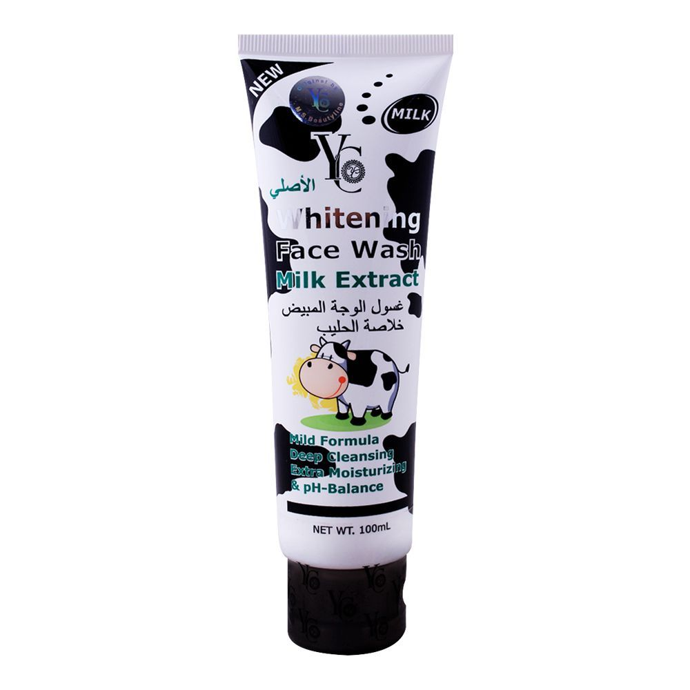 YC WHITENING FACE WASH MILK EXTRACT 100ML