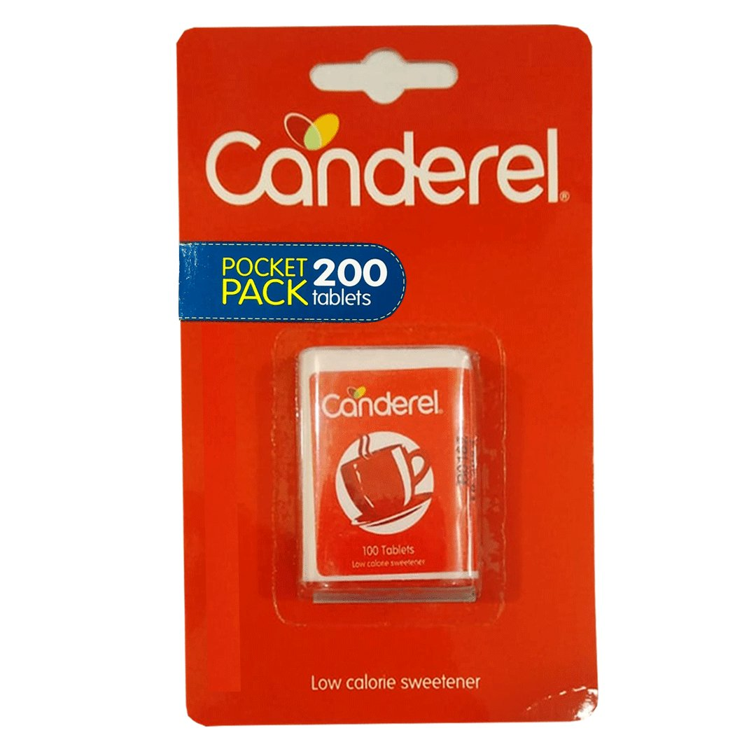 CANDEREL LOW CALORIE SWEETENER POCKET 200 TABLETS