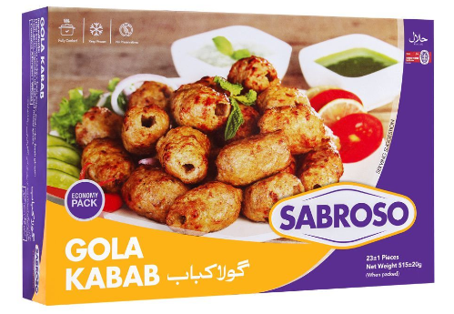 SABROSO GOLA KABAB NET WEIGHT 515G