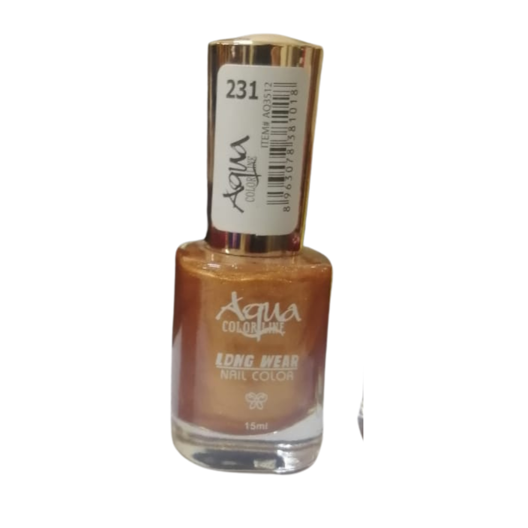 AQUA COLORLINE LONG WEAR NAIL POLLISH 15ML NO. 231