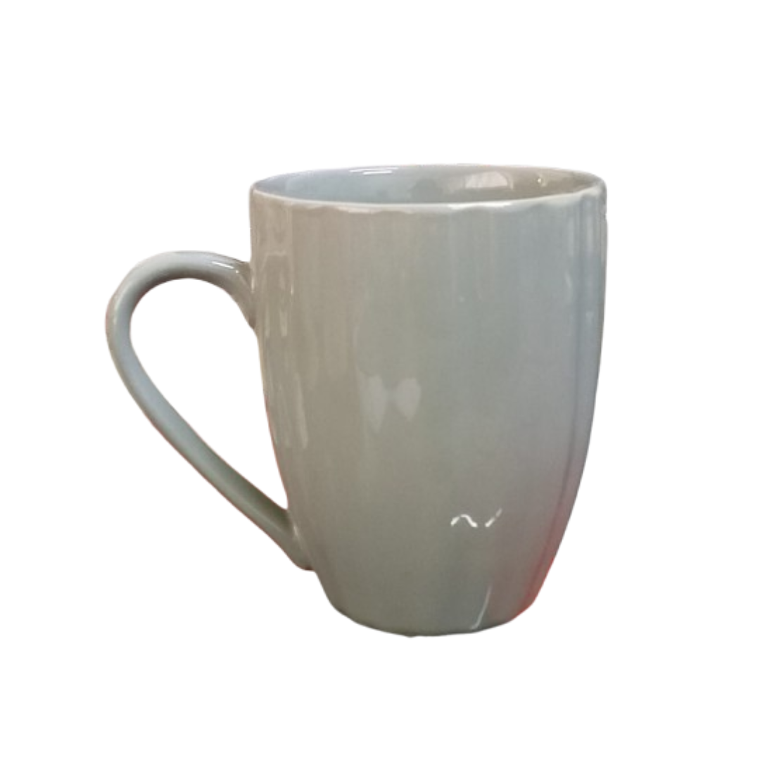 CERAMIC TEA MUG GREY