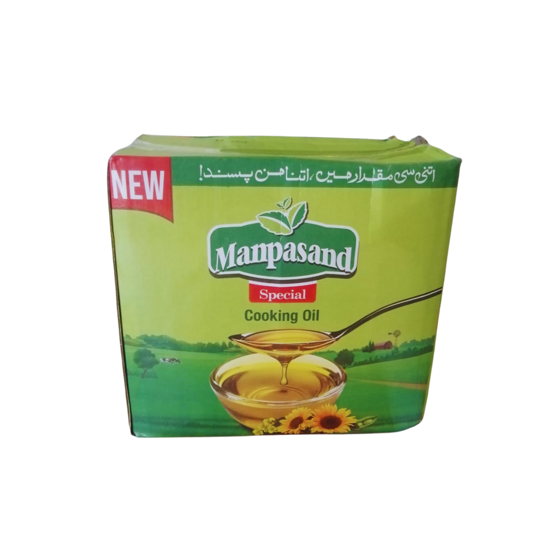 MANPASAND COOKING OIL 900ML POUCH CTN