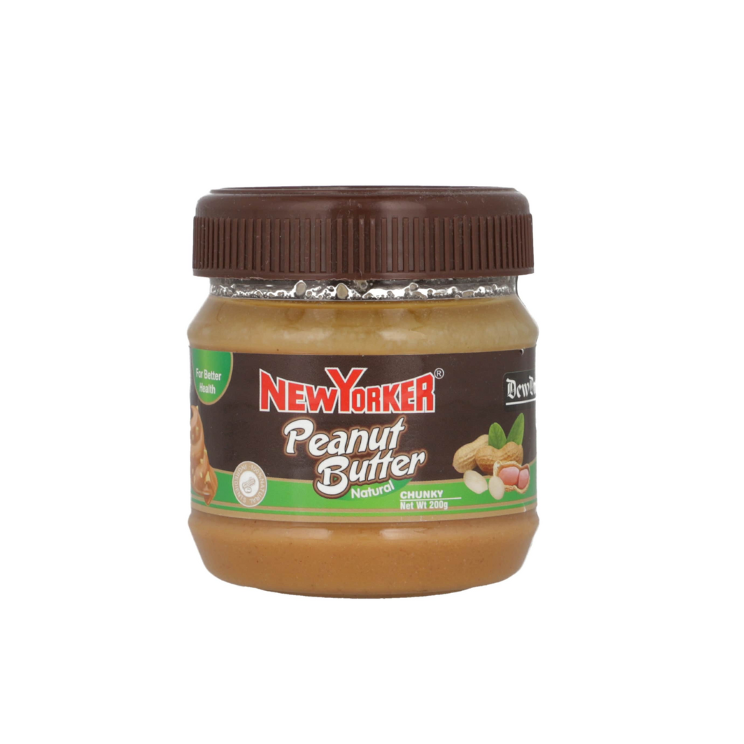 NEWYORKER PEANUT BUTTER NATURAL CHUNKY 200GM