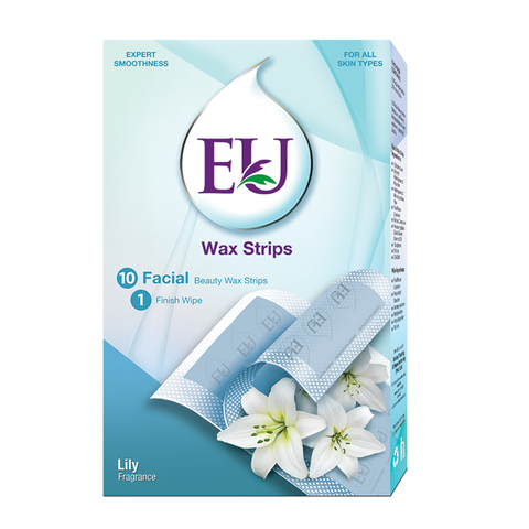 EU WAX STRIPS  LILY FOR ALL SKIN TYPE 10PC