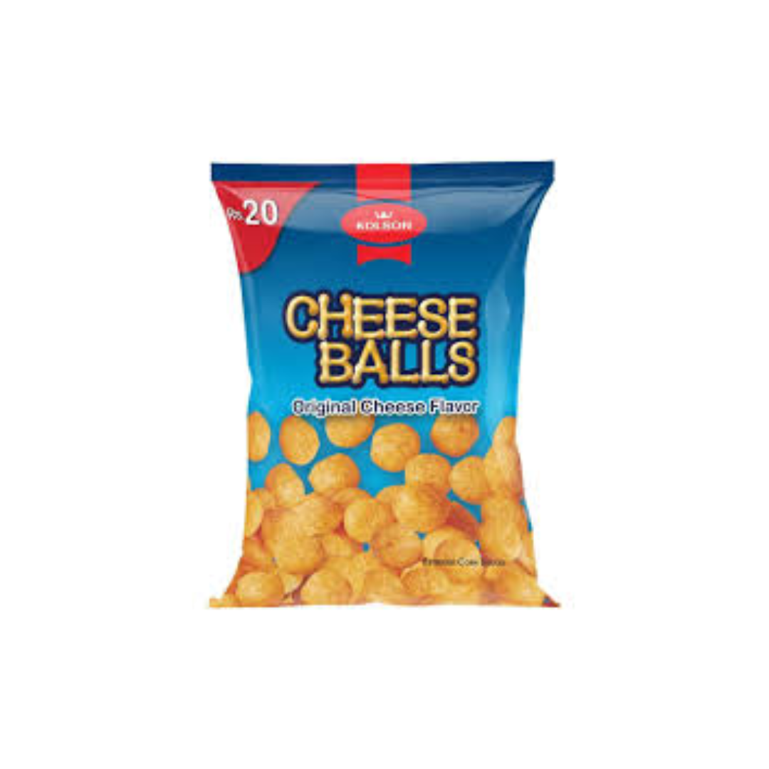 KOLSON CHEESE BALLS ORIGINAL CHEESE FLAVOR 13GM