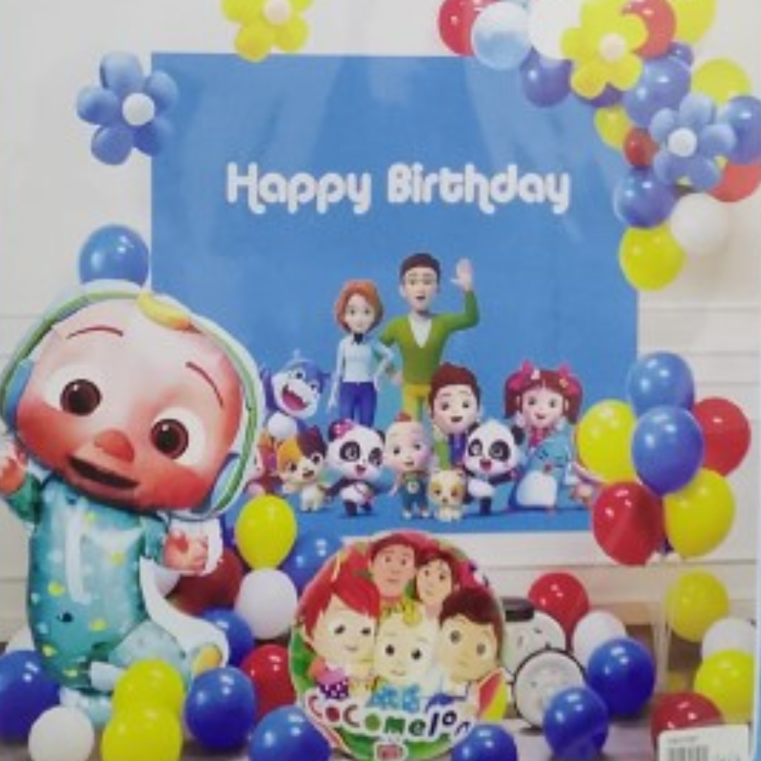 HAPPY BIRTHDAY COCOMELON THEME SET Y-6568