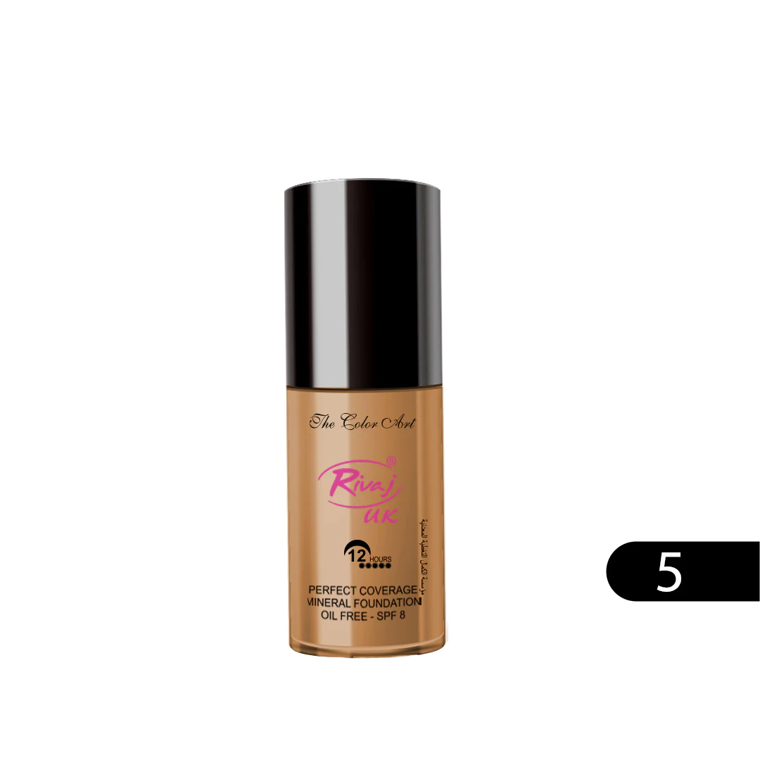 RIVAJ MINERAL LIQUID FOUNDATION 30ML NO.5