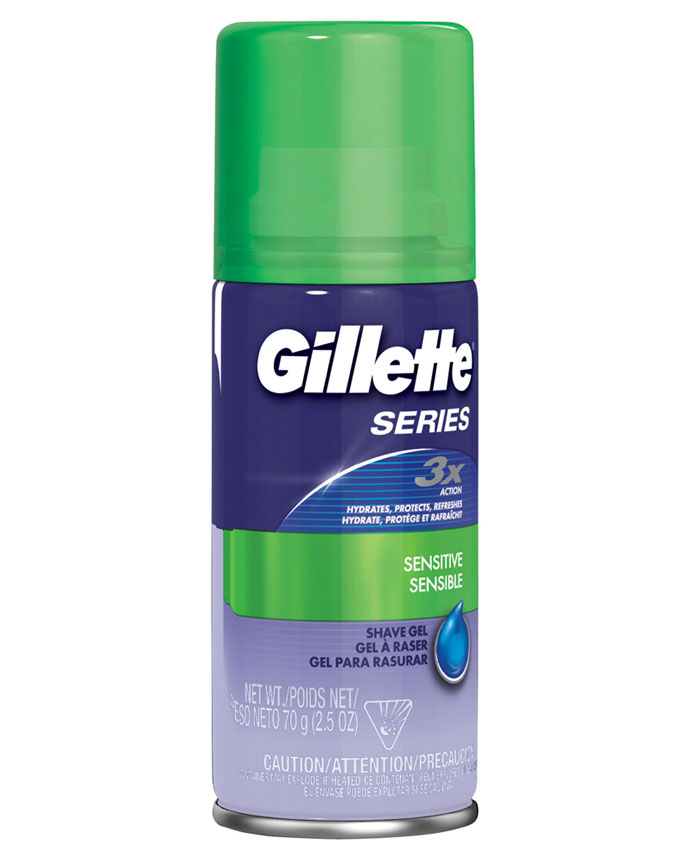 GILLETTE SHAVE GEL SENSITIVE SENSIBLE 70GM