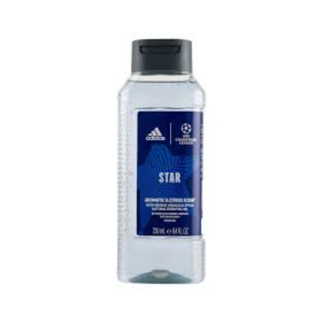 ADIDAS STAR SHOWER GEL AROMATIC & CITRUS SCENT 250ML