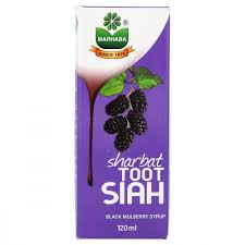 MARHABA SHARBAT TOOT SIAH (BLACK MULBERRY SYRUP) 120ML