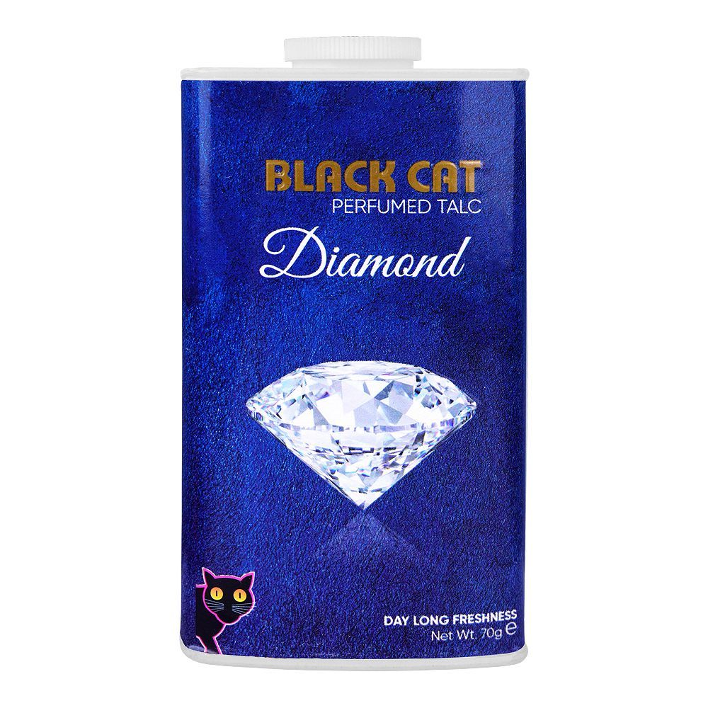 BLACK CAT PERFUMED TALC DIAMOND 70GM