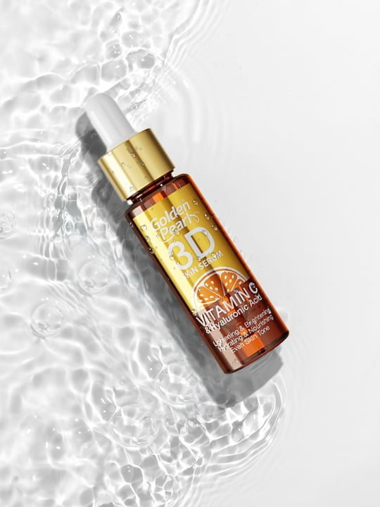 GOLDEN PEARL 3D VITAMIN-C & HYALURONIC ACID FACE SERUM 20ML