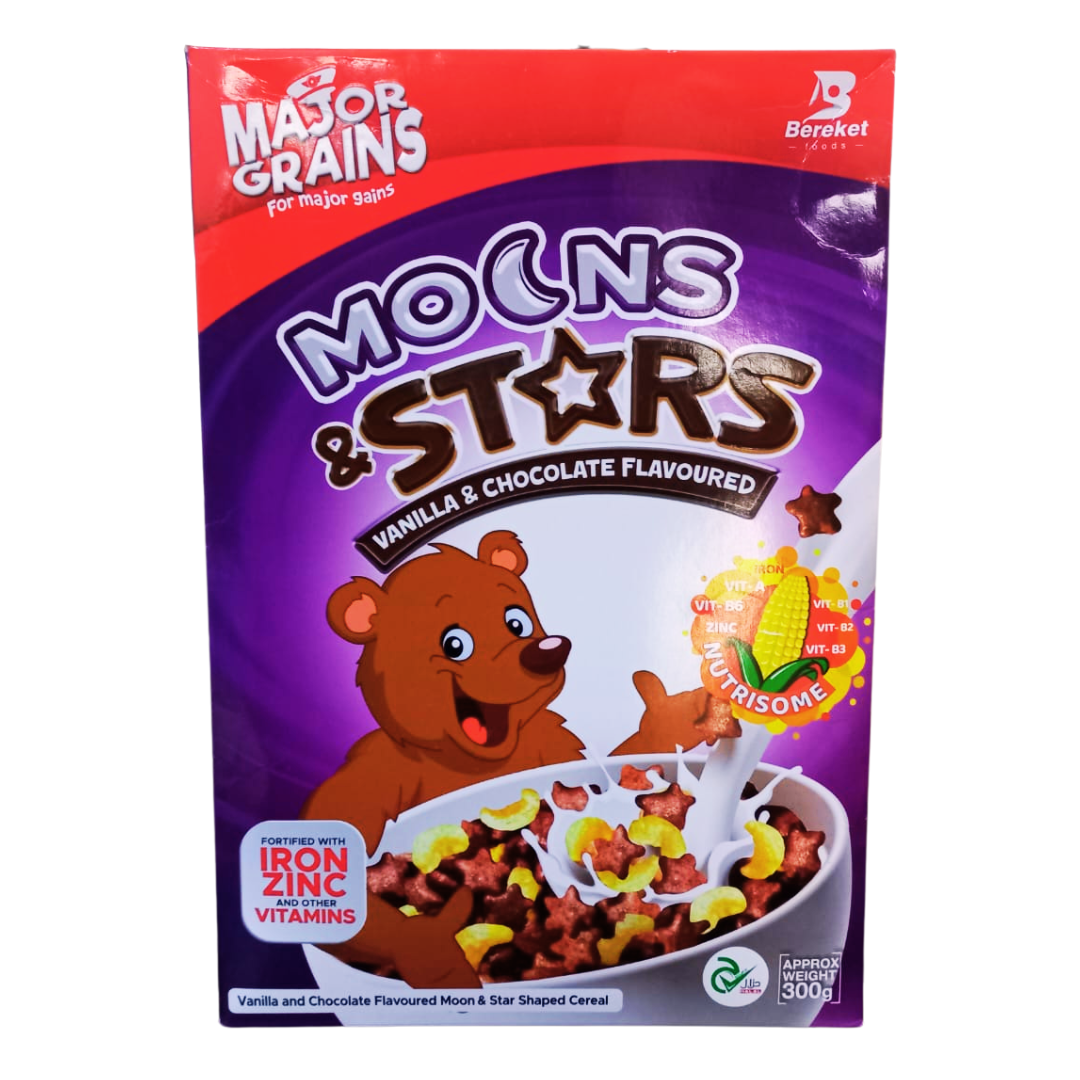 MAJOR GRAINS CEREAL MOONS & STARS 300GM