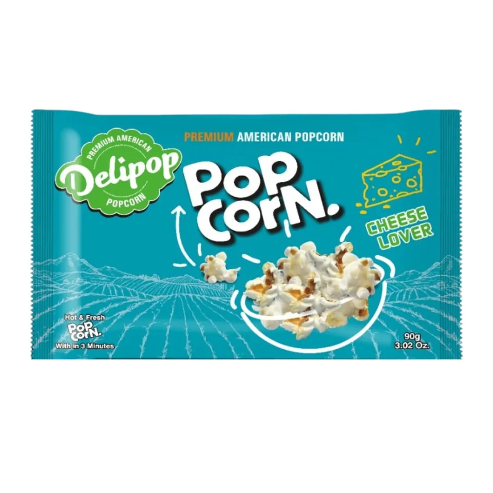 DELIPOP POPCORN CHEESE LOVER FLAVOR 90GM