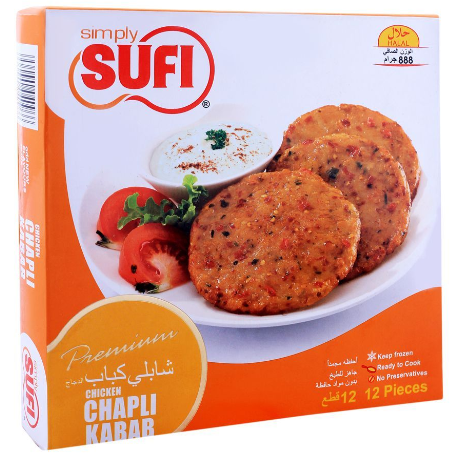 SUFI CHICKEN CHAPLI KABAB 888GM