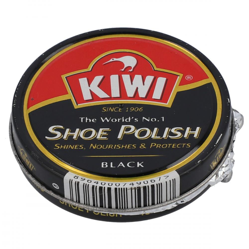 KIWI SHOE POLISH BLACK TIN 45ML