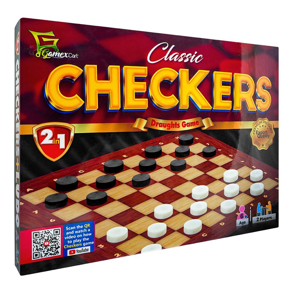 GAMEX CART CLASSIC CHECKER 2 IN 1