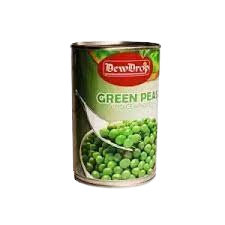 DEWDROP GREEN PEAS CHOICE WHOLE 380GM