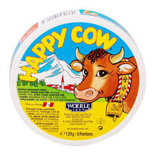 HAPPY COW PROCESSED CHEESE 8 PORTIONS 120GM