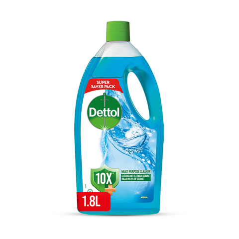 DETTOL FLOOR CLEANER AQUA 10X 1.8LTR