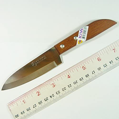 KIWI STAINLESS STEEL KNIFE WOODEN HANDLE NO503