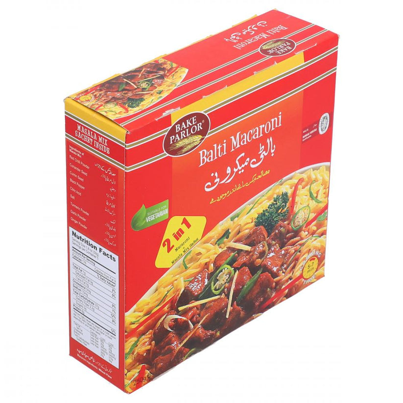 BAKE PARLOR BALTI MACARONI 250GM