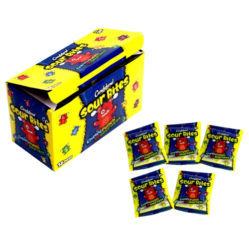 CANDYLAND SOUR BITES CHEWYPUNCH 18PACKS