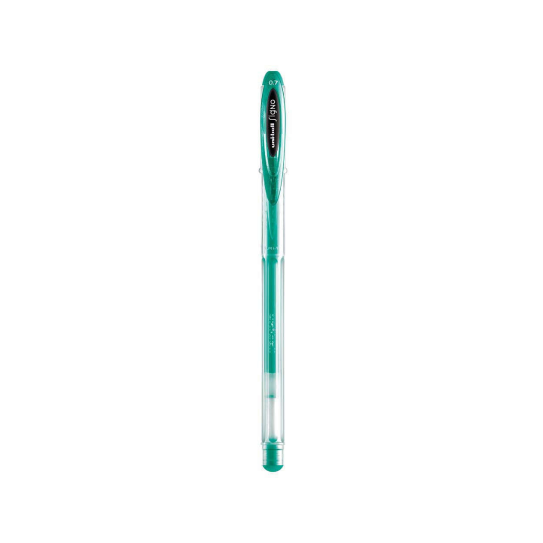 UNI-BALL SIGNO GREEN GEL INK ROLLER WATERPROOF BALL PEN 0.7MM