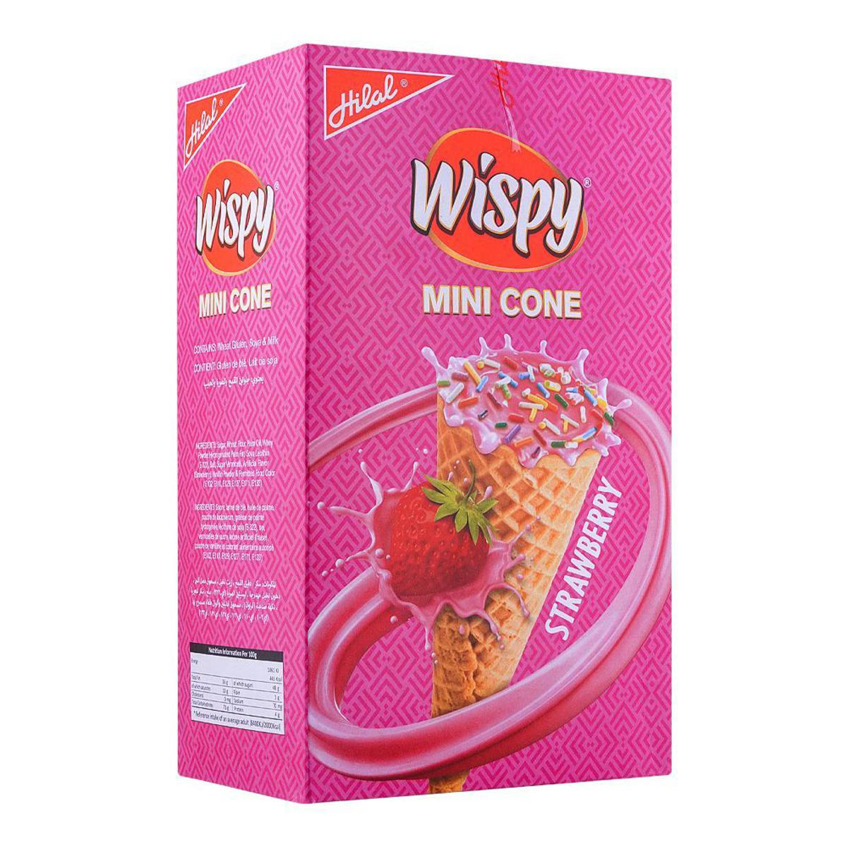 HILAL WISPY MINI CONE STRAWBERRY 13GM 30PCS BOX