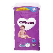 CANBEBE DIAPERS MAXI PLUS NO4+ 9-20KG 46PCS