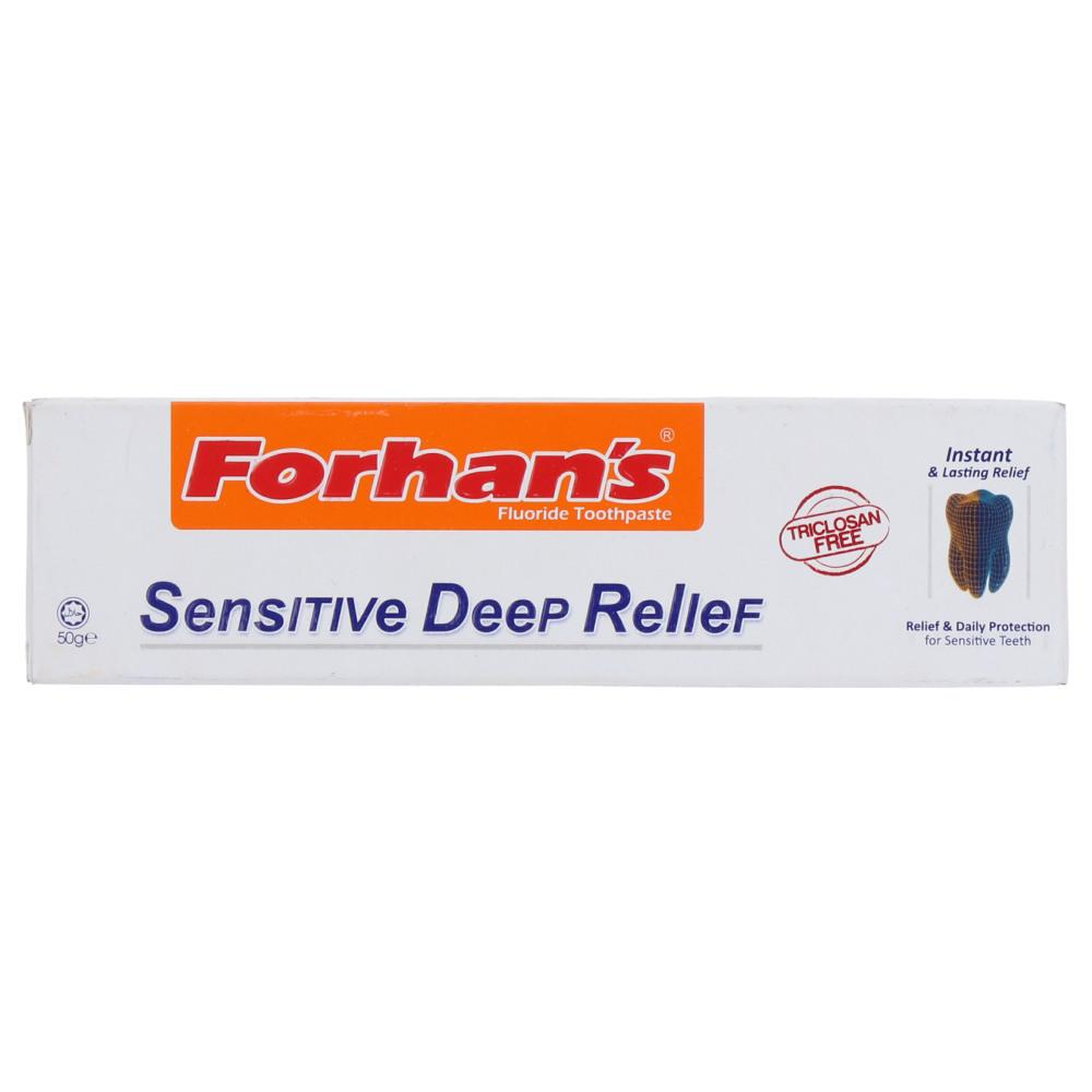 FORHANS TOOTHPASTE SENSITIVE DEEP RELIEF 50GM