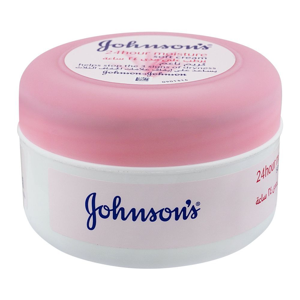 JOHNSONS 24HOUR MOISTURE SOFT CREAM 300ML