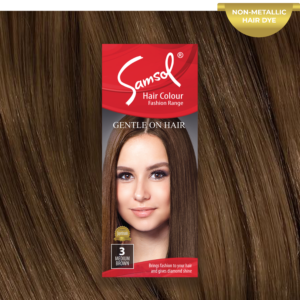 SAMSOL HAIR COLOUR NO 3 MEDIUM BROWN