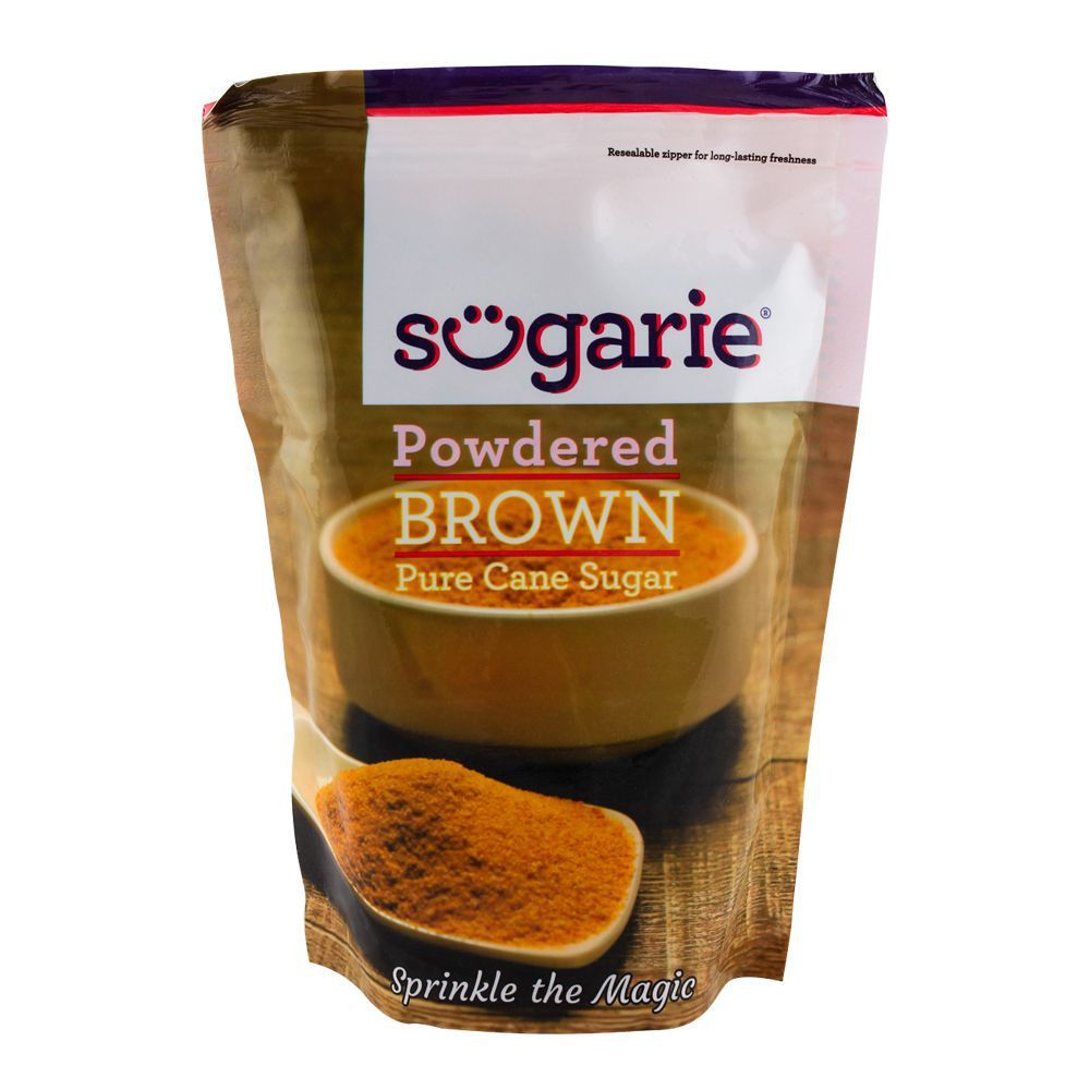 SUGARIE POWDERED BROWN PURE CANE SUGAR 500GM