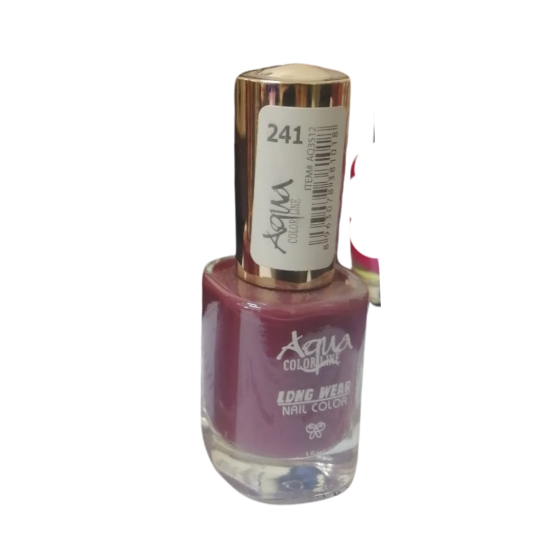 AQUA COLORLINE LONG WEAR NAIL POLLISH 15ML NO. 241