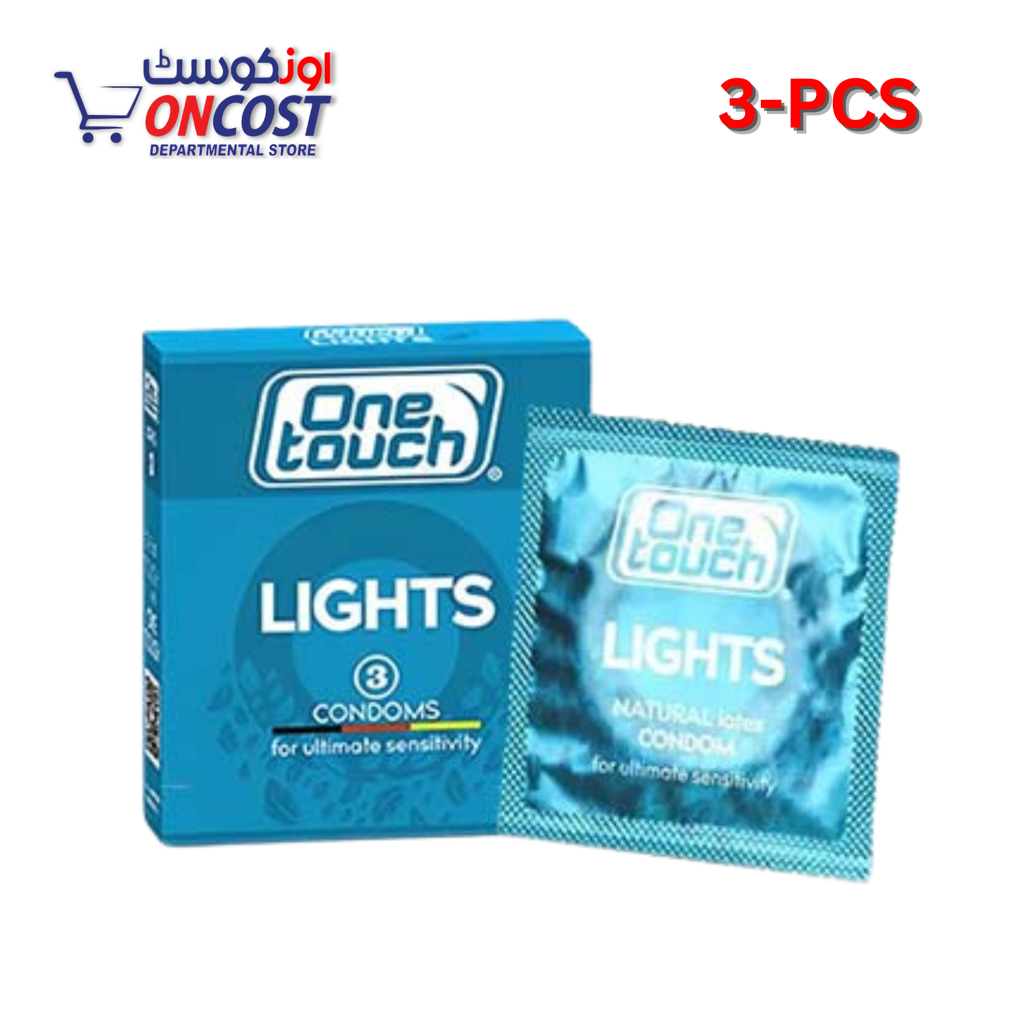 ONE TOUCH LIGHTS CONDOM 3PCS