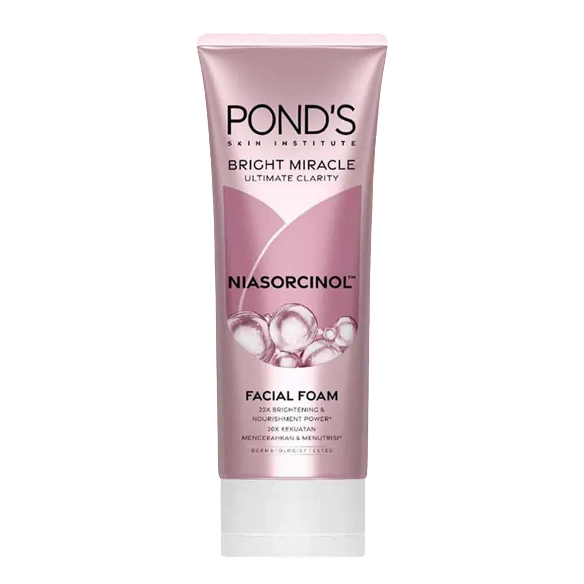 PONDS BRIGHT MIRACLE ULTIMATE CLARITY NIASORCINOL FACE WASH 100GM